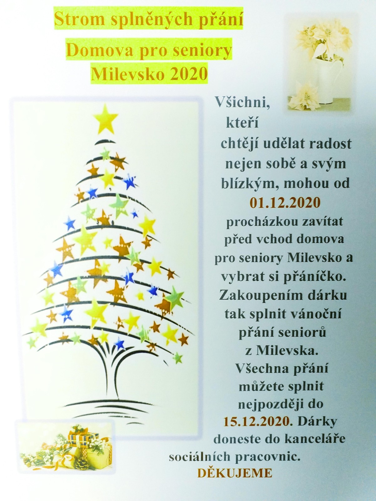 Strom splněných přání 2020